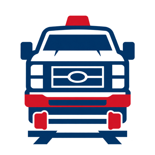 Standard HiRail symbol displayed on Hunter alignment equipment