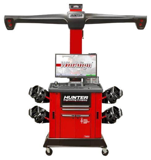 Hunter wheel alignment equipment used at Standard Repair